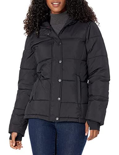 10) Heavyweight Long-Sleeve Hooded Puffer Coat