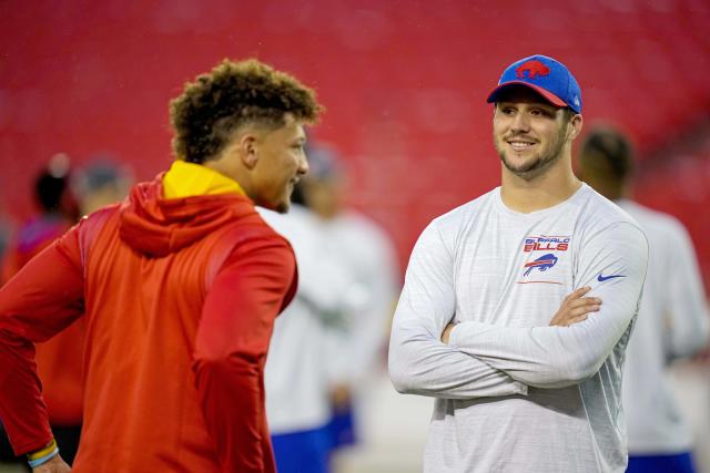 Bills' Josh Allen reflects on growing rivalry with Chiefs' Patrick Mahomes  (video)