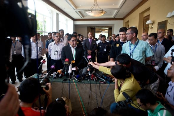 MH370 missing plane Malaysia civil aviation department makes announcement