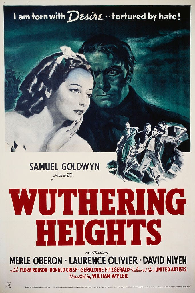 Movie poster for Wuthering Heights starring Merle Oberon