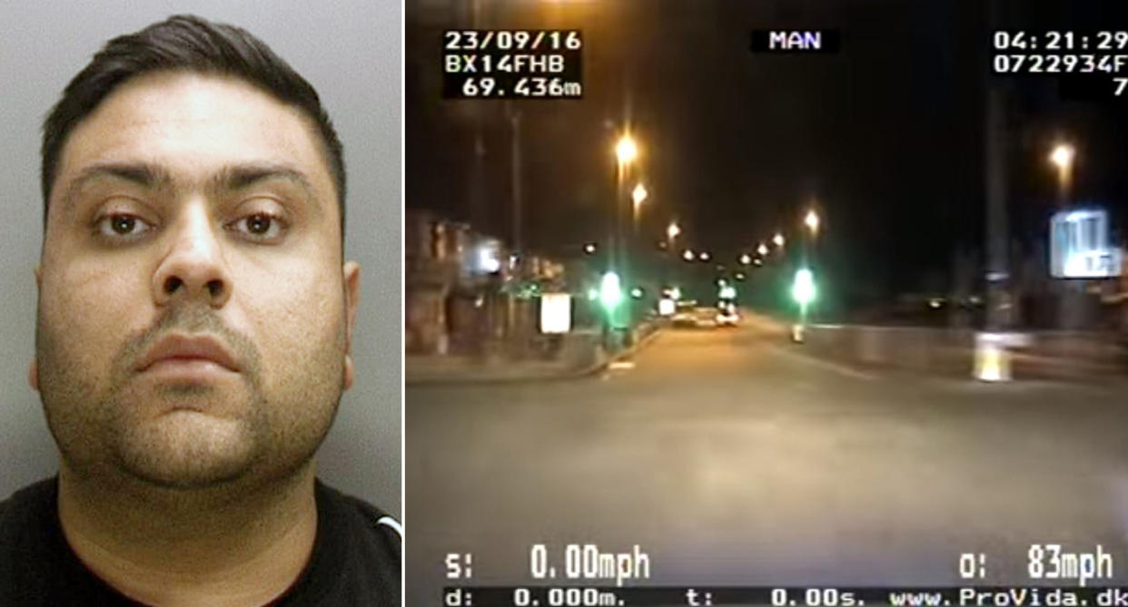 Kamar Farooq, 30, denied being the driver — but was caught by CCTV (PA)