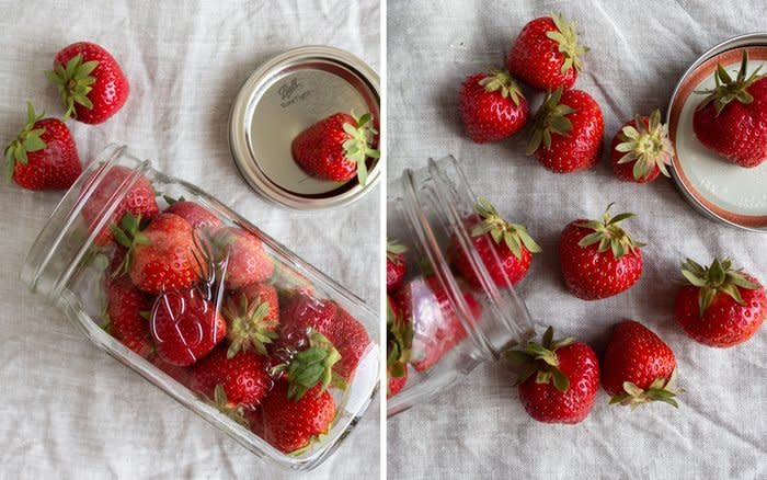 how to store strawberries Toh.store Strawberries.mason Jar Before After.nancy Mock