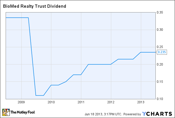 BMR Dividend Chart