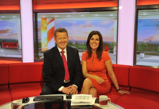 Bill Turnbull and Susanna Reid worked together on 'BBC Breakfast' (Credit: BBC)