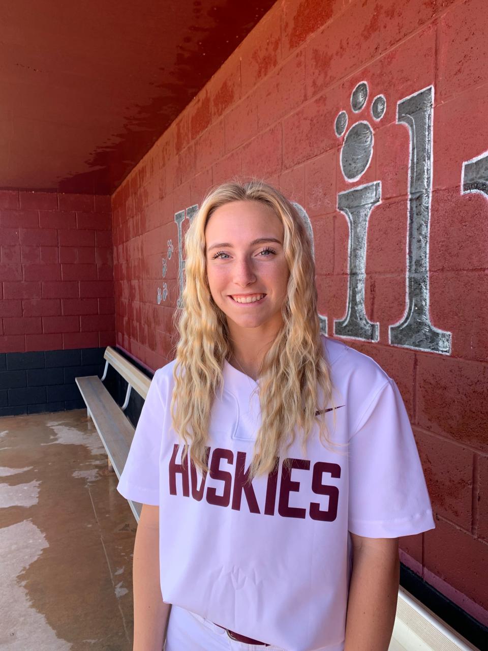 Hamilton softball player Kate Vance