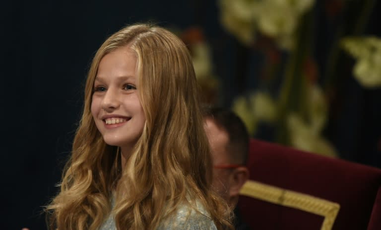 Según ha contado la reina Sofía, la princesa Leonor convenció a su hermana de que tomara más verduras porque "tienen antioxidantes". (Foto: Getty)