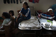 <p>Residents who survived the siege of ISIS-linked militatnts in an evacuation center inside thi city on May 30, 2017 in Marawi city, southern Philippines. (Jes Aznar/Getty Images) </p>