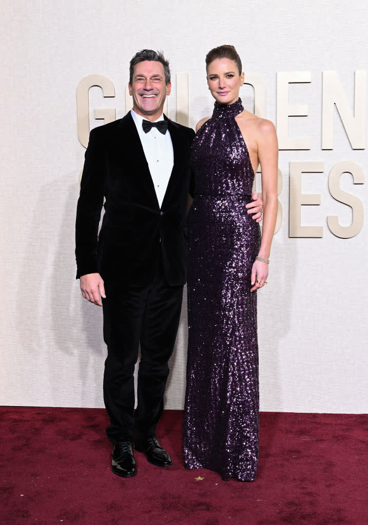 Jon Hamm and Anna Osceola