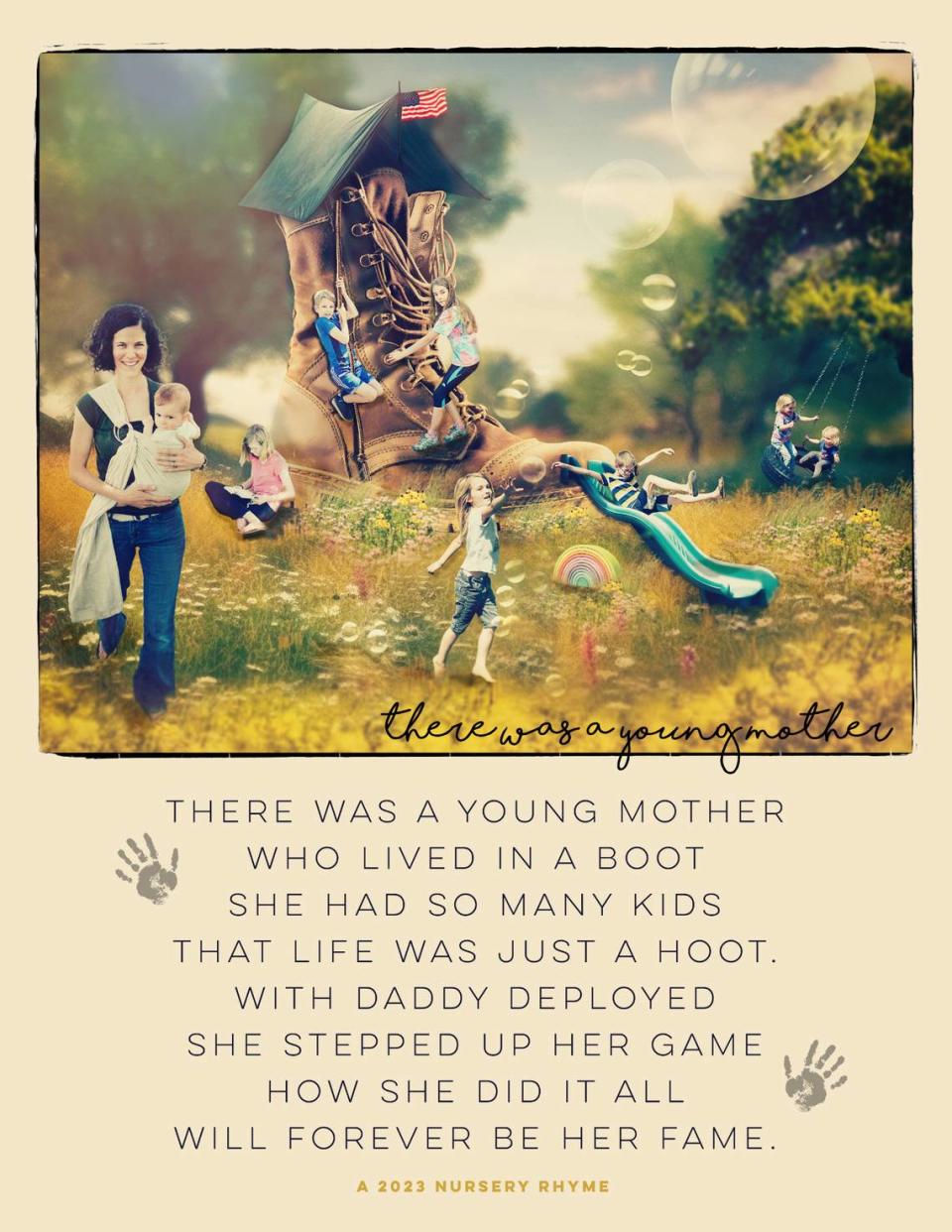 When people see Stephanie with her eight children, they may think of the nursery rhyme of “the old lady who lived in a shoe with so many children she didn’t know what to do.” However, Stephanie holds a master’s degree in Math Education and not only homeschools her children, but also enjoys her time as their mom and wife to Maj. Clay Cox, who is assigned to the 375th Air Mobility Wing legal office.