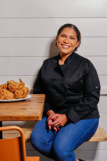 Venice, CA - DECEMBER 7: Owner Kerry Seaton-Stewart at the new LA location of her legendary New Orleans restaurant, Willie Mae's, on Wednesday, Dec. 7, 2022 in Venice , CA. (Shelby Moore / For The Times)