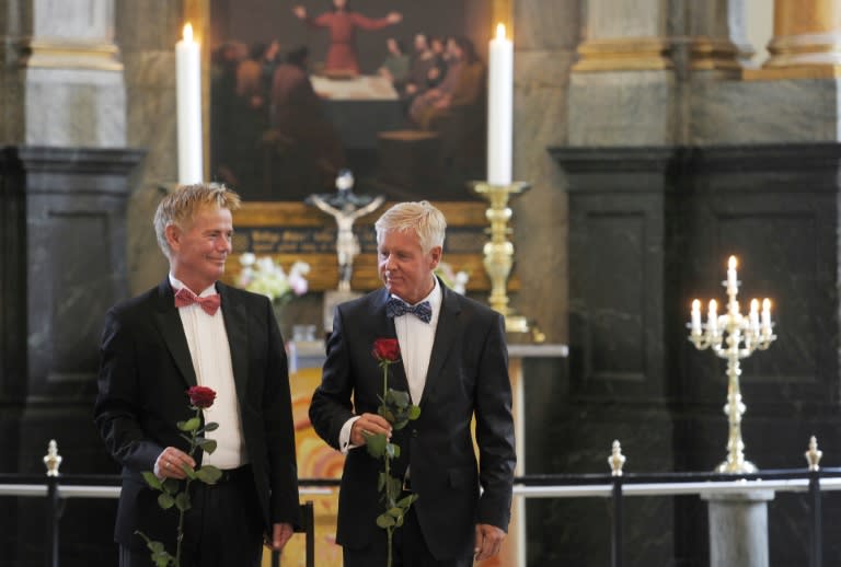 On October 1, 1989, for the first time in the world, gay couples in Denmark tied the knot in legal civil unions, but would have to wait until 2012 to be allowed to marry in church (LISELOTTE SABROE)