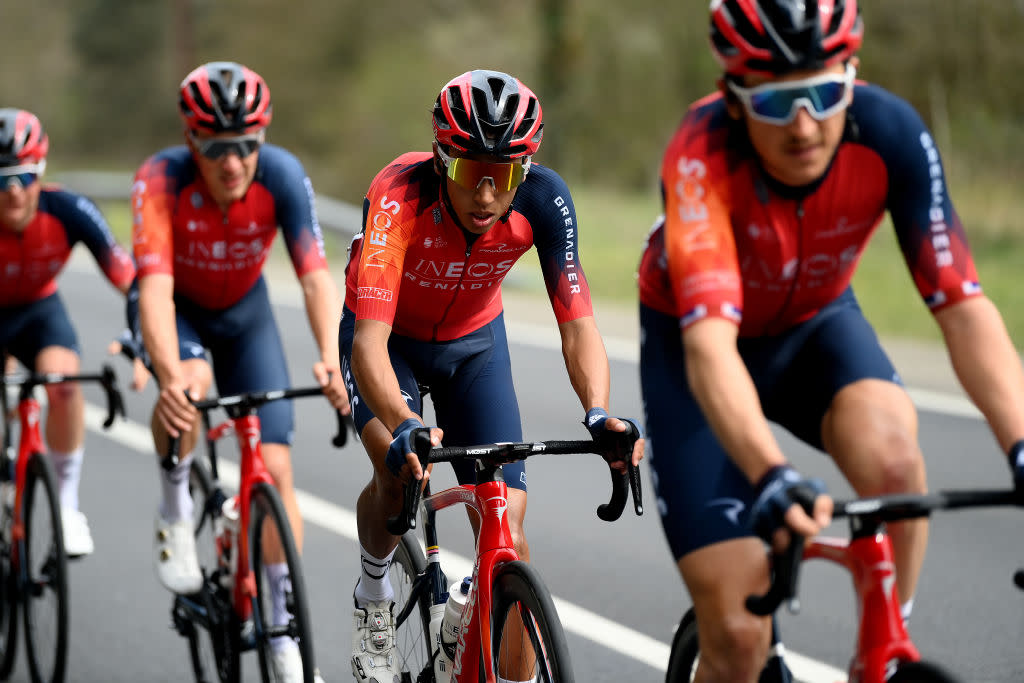  Egan Bernal, in second position, is among the big names at the Tour de Hongrie 