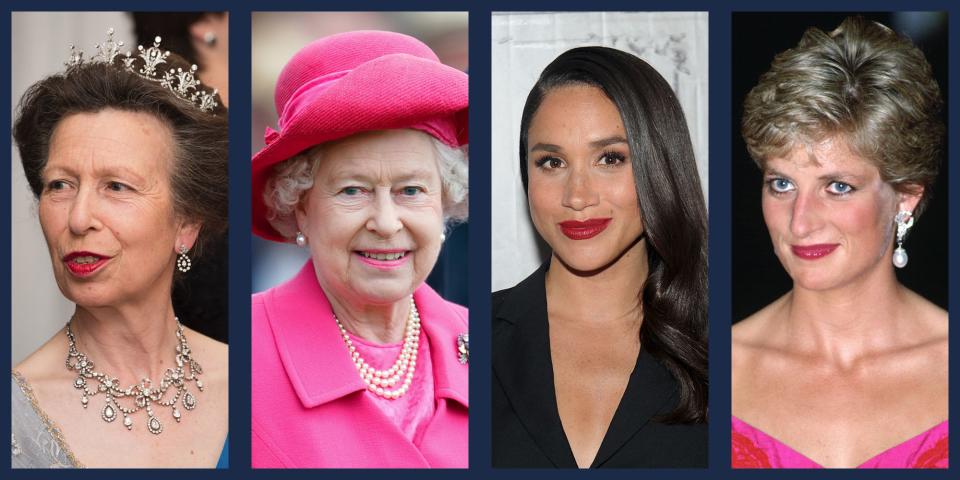 Queen Elizabeth, Princess Diana, Meghan Markle and More Royals Wearing Bold Lipstick