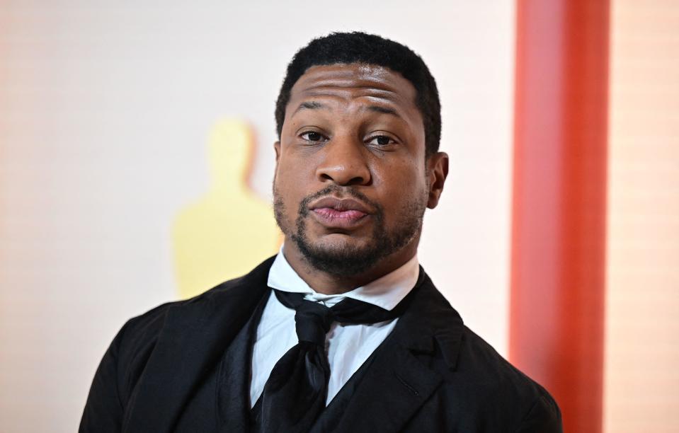 Actor Jonathan Majors attends the 95th Annual Academy Awards at the Dolby Theatre in Hollywood, California on March 12, 2023. / Credit: FREDERIC J. BROWN/AFP via Getty Images