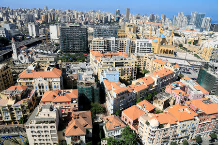 FILE PHOTO: Buildings are seen in Beirut, Lebanon September 26, 2018. REUTERS/Jamal Saidi/File Photo