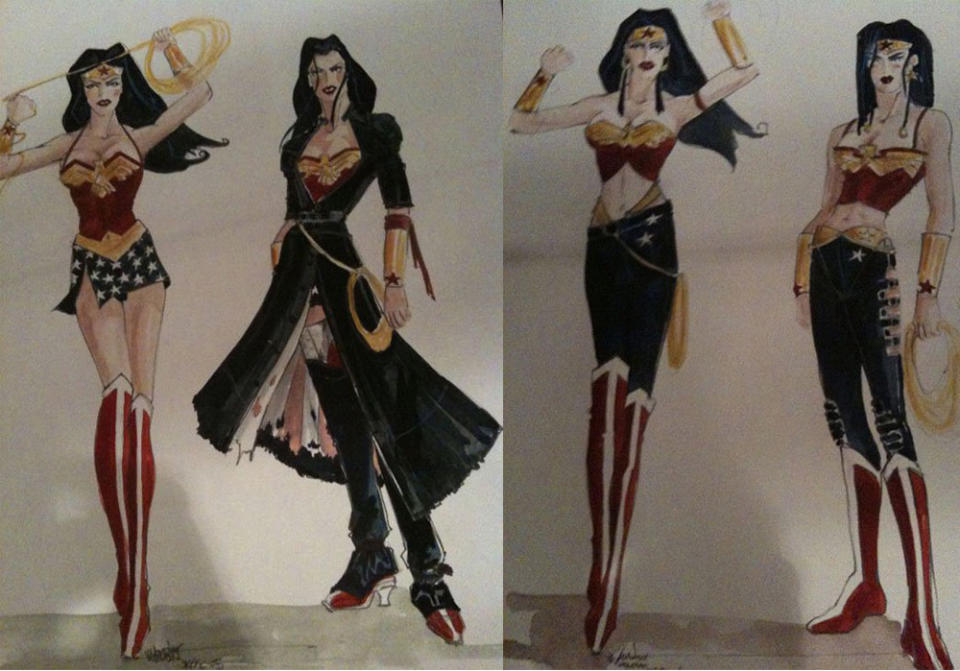 “She sort of traveled the world. She was very powerful and very naïve about people,” Whedon said of his Wonder Woman. “That was the sort of central concept of the thing.  teaching her humanity, and her saying, 'OK, great, but we can still do better.’” (Unofficial concept art created by longtime Whedon collaborator Shawna Trpcic.)