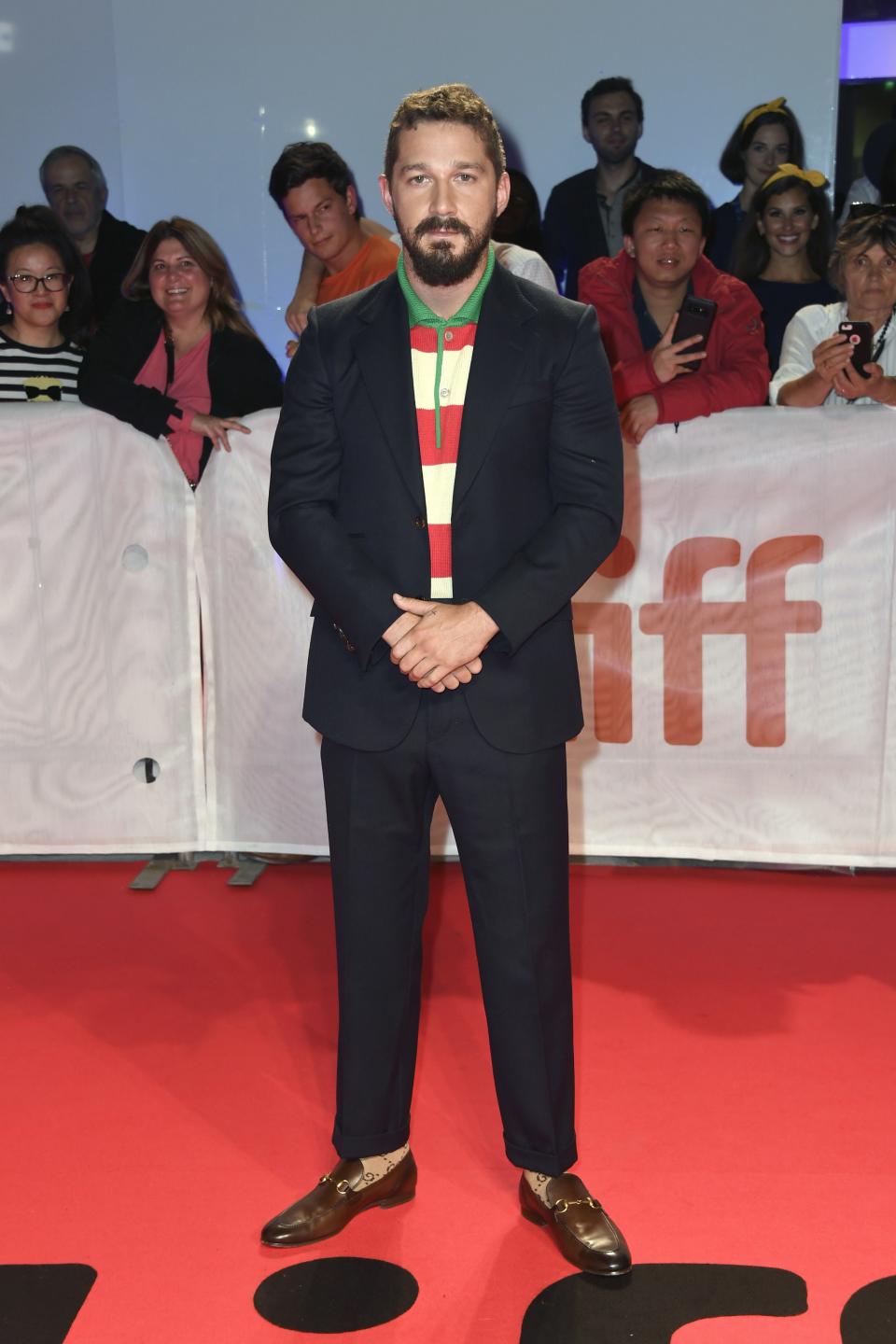 <h1 class="title">2019 Toronto International Film Festival - "Honey Boy" Premiere - Arrivals</h1><cite class="credit">Getty Images</cite>