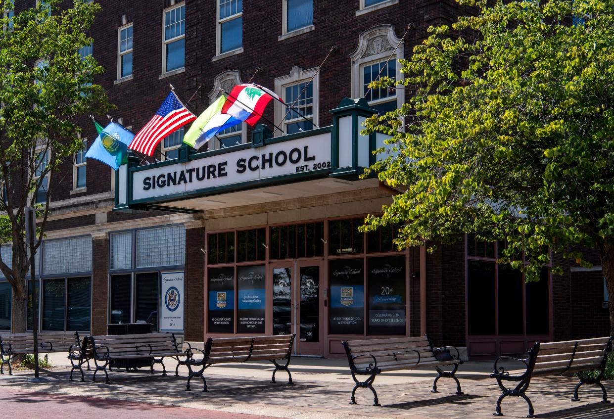 Signature School at 610 Main Street in Evansville, Indiana.