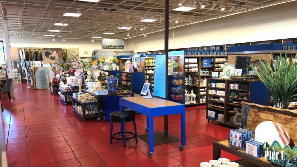 The interior of a Pier 1 Imports store