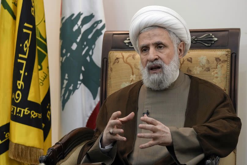 Hezbollah's deputy leader, Sheik Naim Kassem.