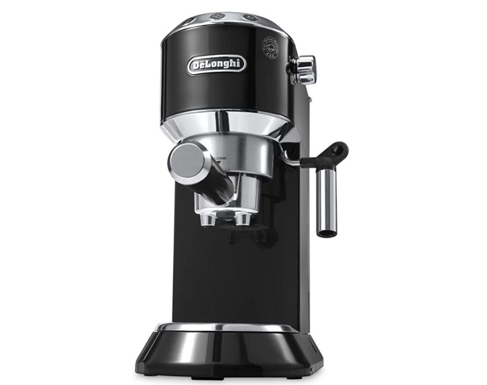 Get the <a href="https://amzn.to/3m4WgfC" target="_blank" rel="noopener noreferrer">De'Longhi Dedica 5-Bar Pump Espresso Machine on sale for $263</a> (normally $300) at Amazon.