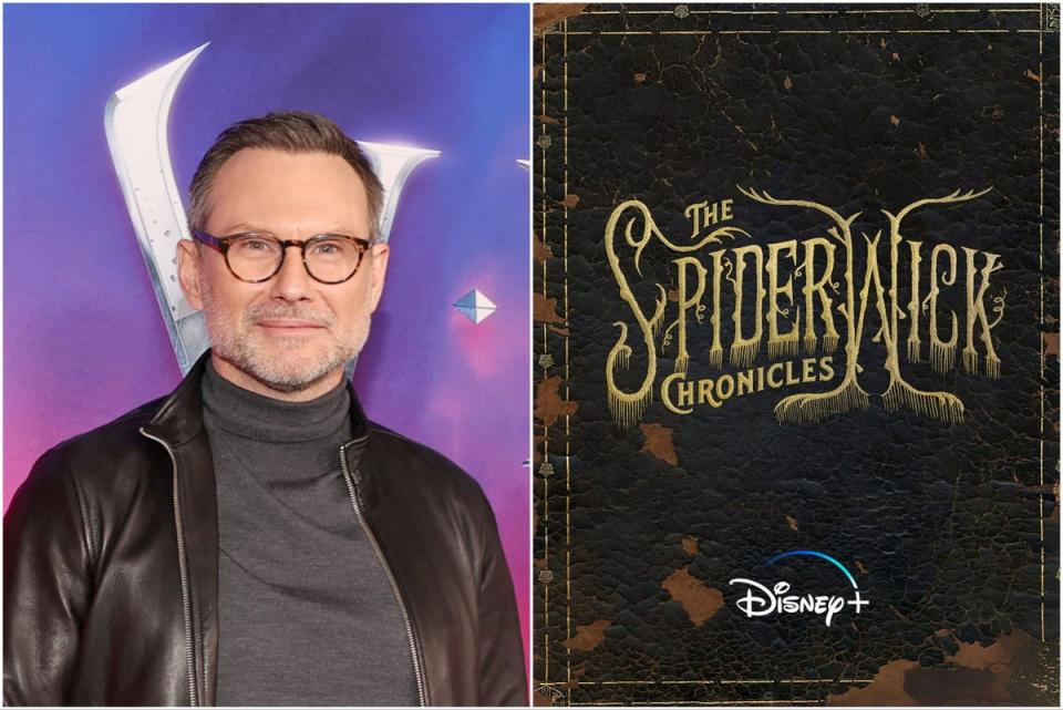 Christian Slater and Spiderwick Chronicles (Getty / Disney+)