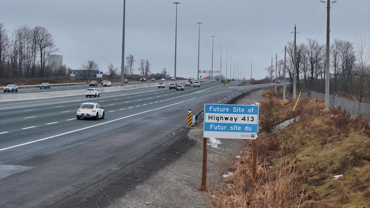 Premier Doug Ford announced Tuesday that construction for Highway 413 will begin in 2025. (Patrick Morrell/CBC News - image credit)