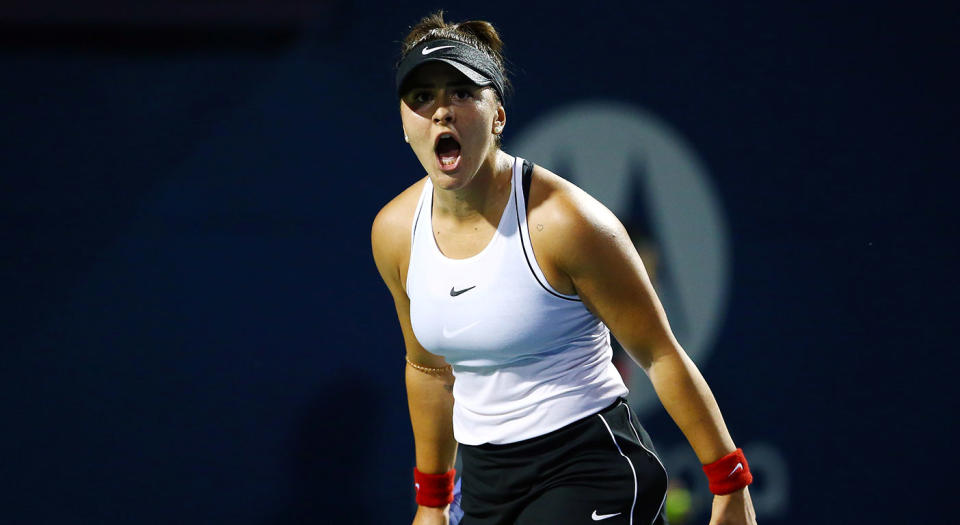 Bianca Andreescu. (Photo by Vaughn Ridley/Getty Images)