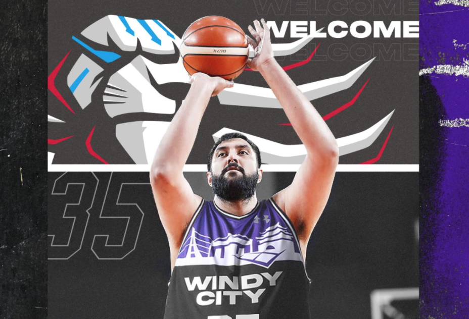 ▲新竹街口攻城獅球團正式與辛巴(Sim Bhullar)。（圖／攻城獅提供）