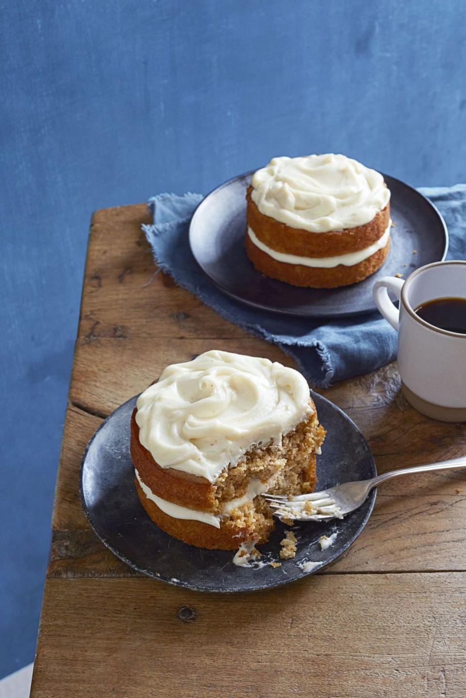 <p>This sweet spice cake recipe is filled with a fall root veg (think of it like carrot cake) and topped with irresistible brown butter frosting.</p><p><em><a href="https://www.goodhousekeeping.com/food-recipes/a15941/spiced-parsnip-cake-recipe-ghk1014/" rel="nofollow noopener" target="_blank" data-ylk="slk:Get the recipe for Spiced Parsnip Cake »;elm:context_link;itc:0;sec:content-canvas" class="link ">Get the recipe for Spiced Parsnip Cake »</a></em></p>