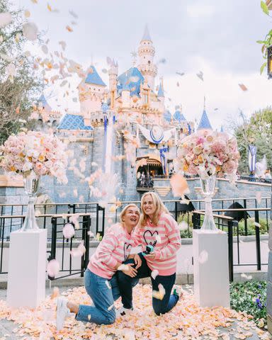 Disney Weddings From Left: Ramona Agruma and Rebel Wilson at Disneyland