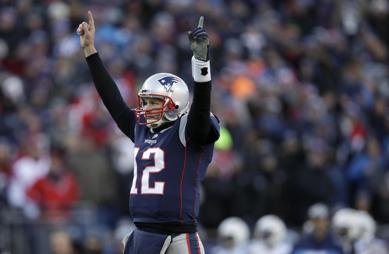 Tom Brady (New England Patriots) / Foto: AP / Charles Krupa