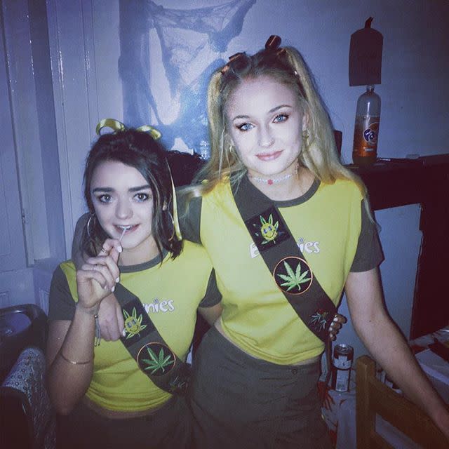 12) Maisie Williams and Sophie Turner