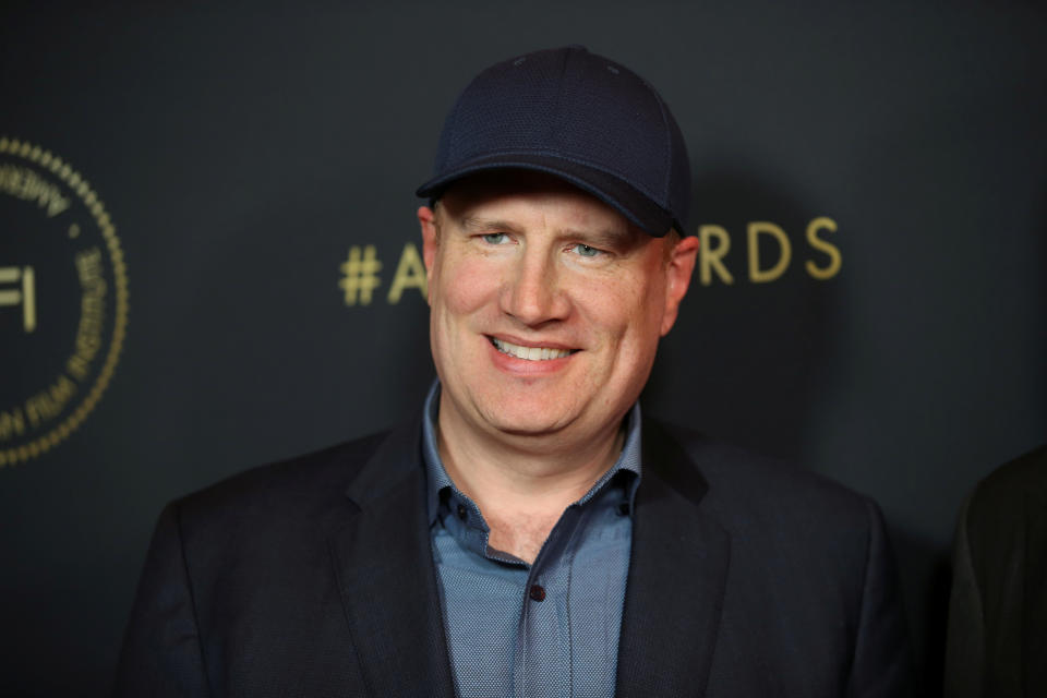 President of Marvel Studios Kevin Feige poses at the annual AFI Awards luncheon in Los Angeles, California, U.S., January 4, 2019. REUTERS/Danny Moloshok