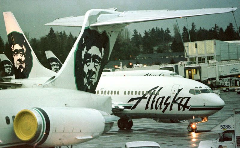 FILE PHOTO: FILE PHOTOS OF ALASKA AIRLINES AIRCRAFT AT SEATAC AIRPORT.