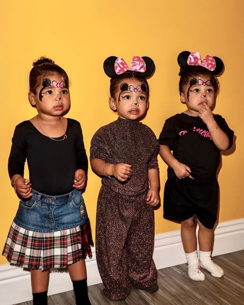 True Thompson, Chicago West and Stormi Webster | Kim Kardashian/ Instagram