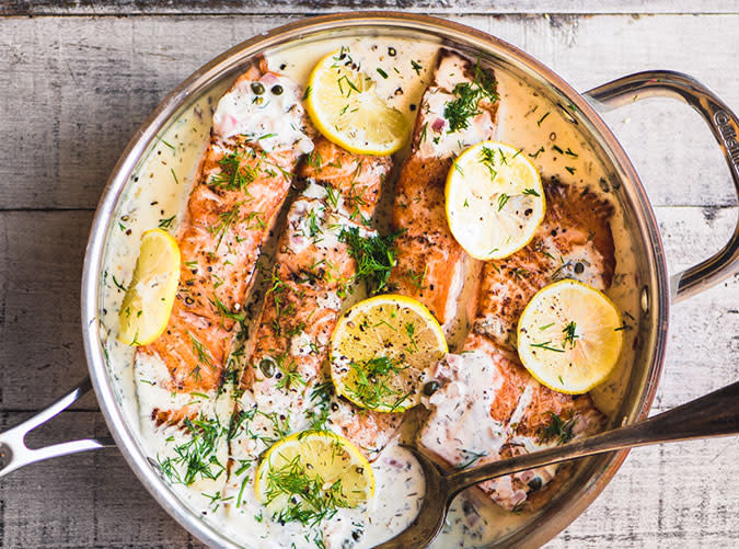 Creamy Lemon Dill Salmon