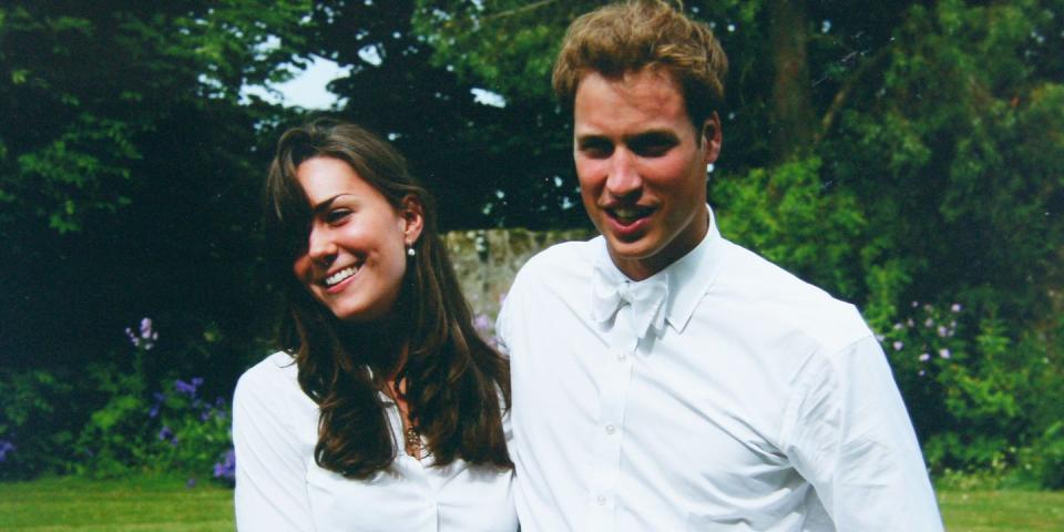 Kate Middleton and Prince William at their graduation from St. Andrew's