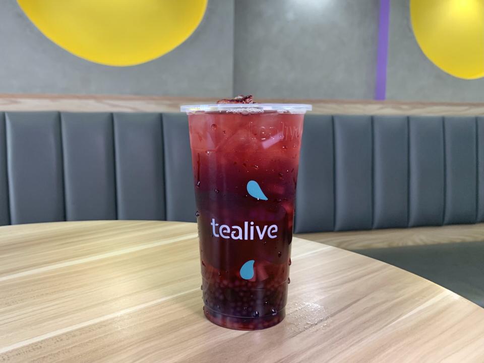 Tealive - Sparkling Red Grape Tea