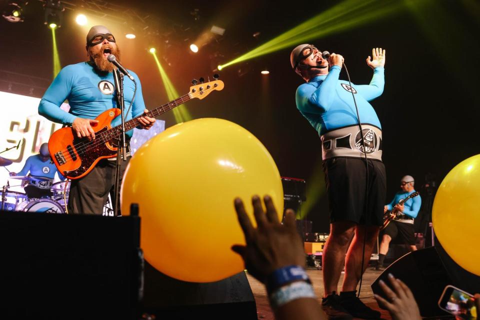 The Aquabats perform at Coachella.