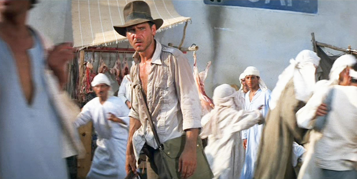 LOS ANGELES - JUNE 12: The movie: Indiana Jones and the Raiders of the Lost Ark , (aka: 