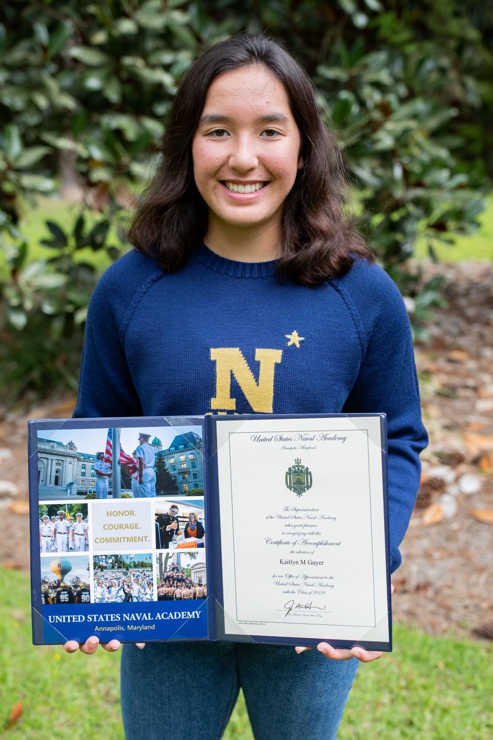 Kaitlyn Guyer is a senior at Maclay who has been accepted into all three military academies which are very hard to get into. She decided to go to the U.S. Naval Academy in Maryland.