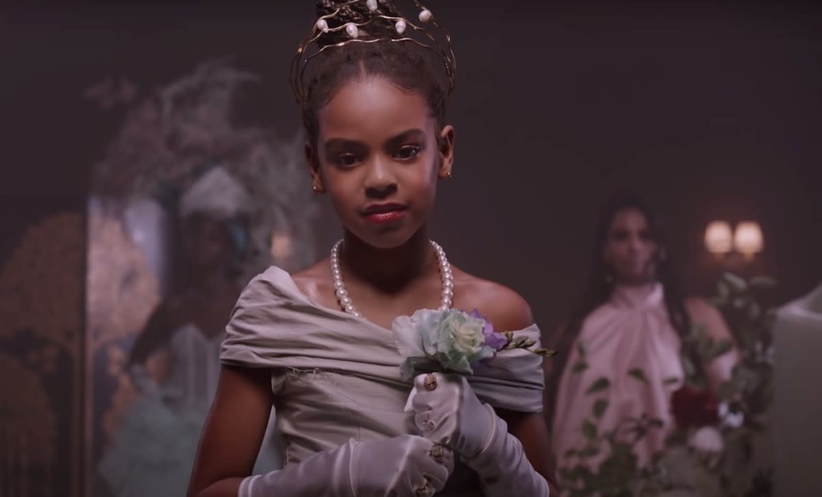 Blue Ivy Carter in the "BROWN SKIN GIRL" music video<p>YouTube/Beyonce</p>
