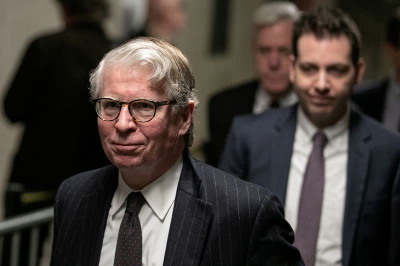 FILE PHOTO: Manhattan District Attorney Cyrus Vance, Jr. departs New York Criminal Court