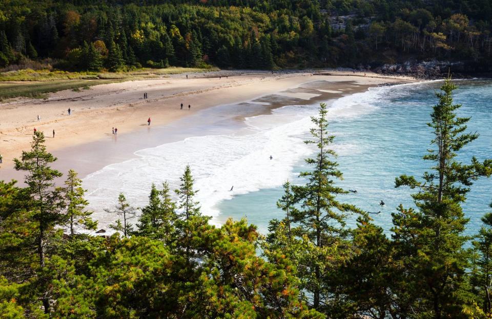 17) Sand Beach Acadia Park, Maine