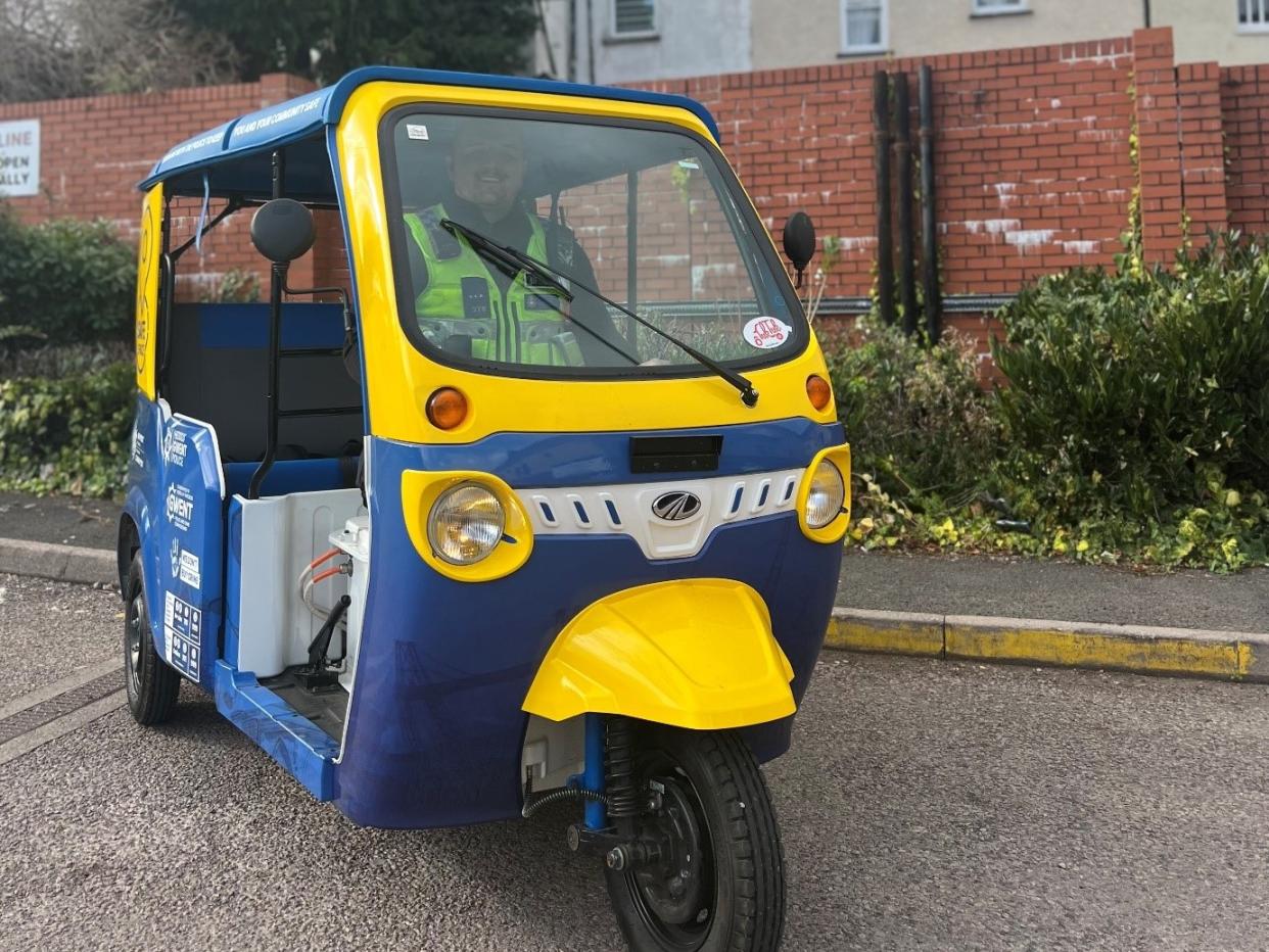 Gwent Police have chosen the unusual transport vehicles for officers to use on patrols. (Gwent Police)