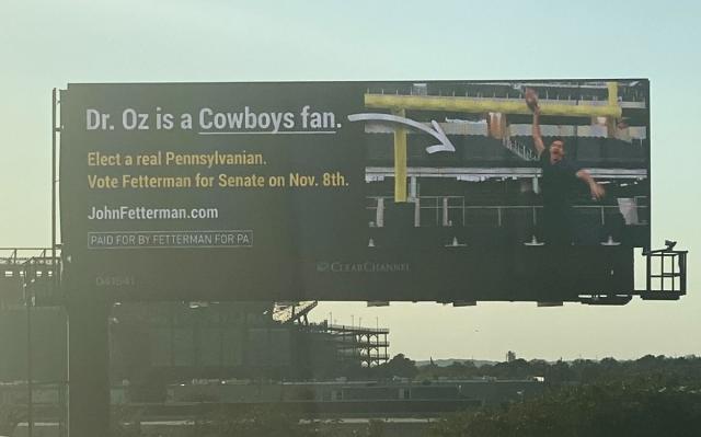 Fetterman needles Dr Oz over Dallas Cowboys fandom ahead of Eagles NFL  matchup