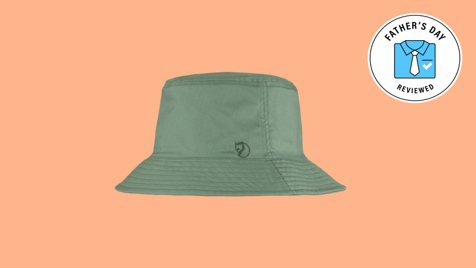 Gift dad a stylish bucket hat for sun protection while fishing this summer.