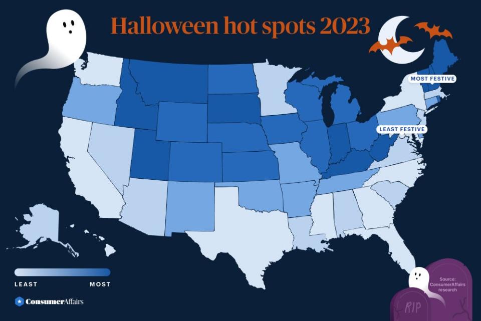 Check the map for the 10 biggest Halloween hotspots of the 2023 seasons.