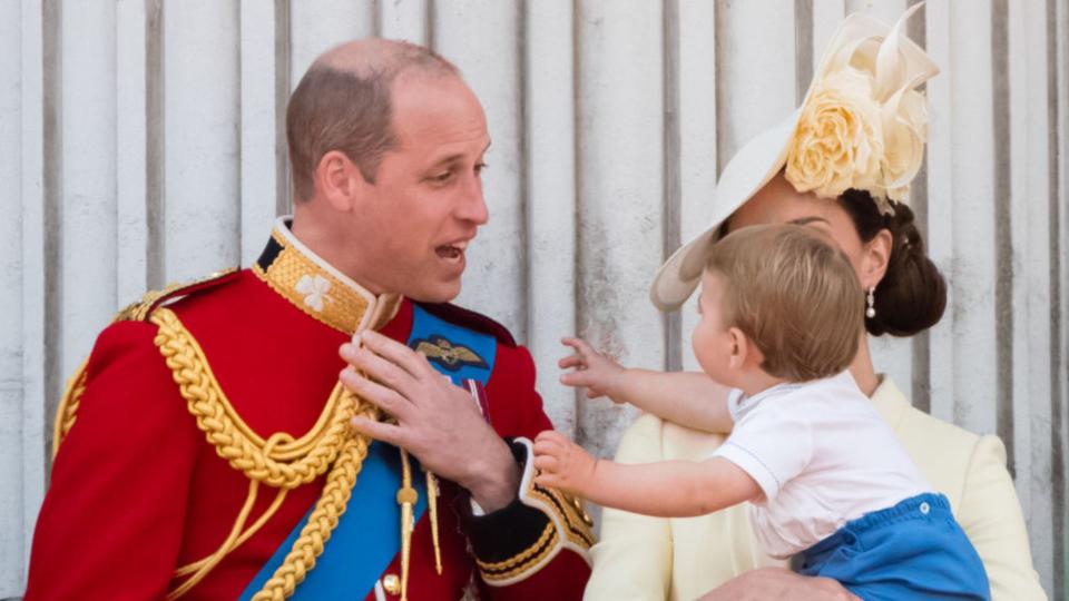 Prince William being a loving father